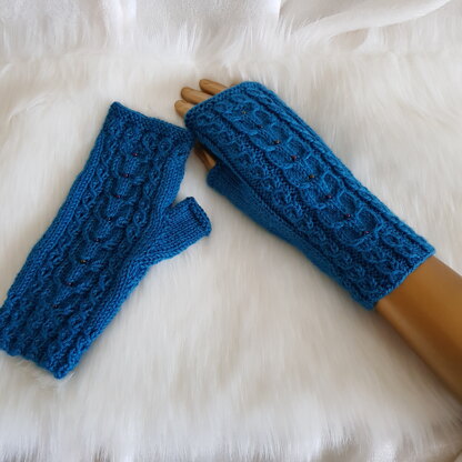 Blue mittens