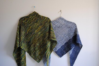 Deep Bay Shawl