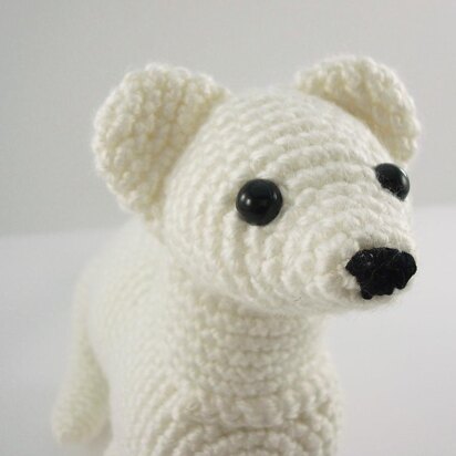 Ermine Stoat Short Tailed Weasel Crochet Amigurumi