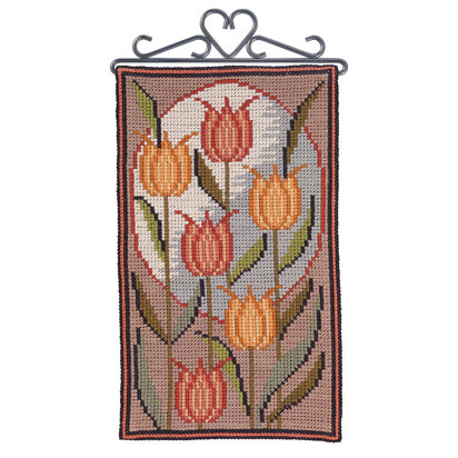 Permin Tulips Twist Tapestry Kit