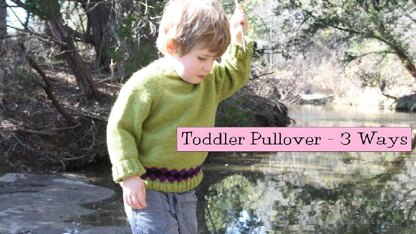 Easy Toddler Pullover - 3 Ways