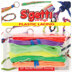 Pepperell S'getti Strings Plastic Lacing 27yd - Neon