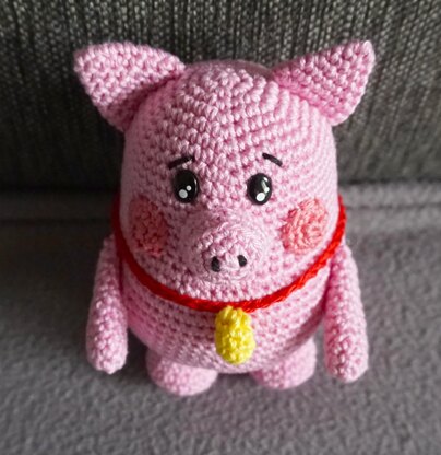 Crochet pattern lucky pig Felicità