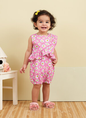 Butterick Infants' Romper, Dress and Panties B6904 - Paper Pattern, Size NB-S-M-L-XL