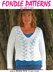 Lace Panel V-Neck 410