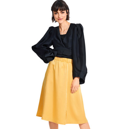 Burda Style Easy Skirt B6027 - Paper Pattern, Size 34 - 48