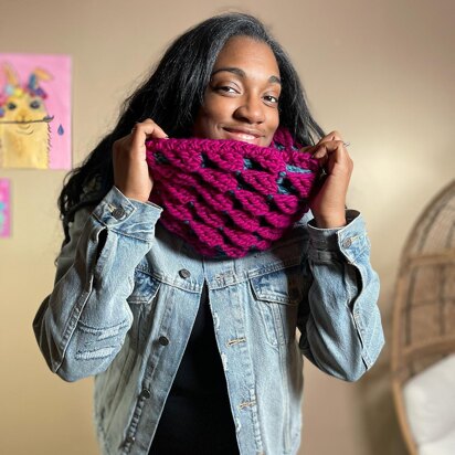 Berry Cozy Cowl