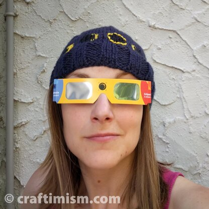 Solar Eclipse Knit Hat