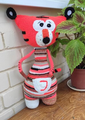 Scrap yarn Tiger