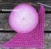 Hibiscus Sorbet Triangle Shawl