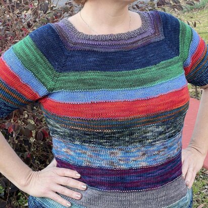 Adventuresome Pullover - knitting pattern