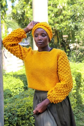 Alpine Bobble Sleeve Sweater