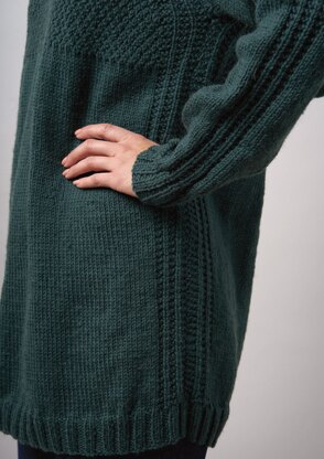 Sofa Sweater in Rowan Pure Wool Superwash Worsted - ZB299-00003-FR - Downloadable PDF
