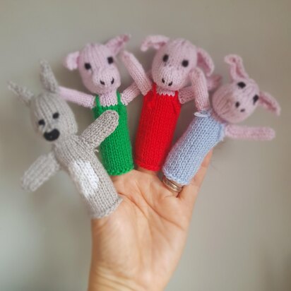 3 Little Pigs Finger Puppets