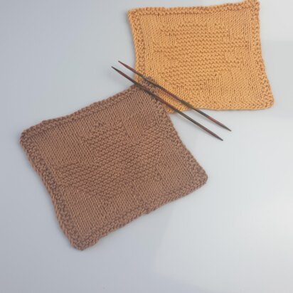 Autumn knitted squares