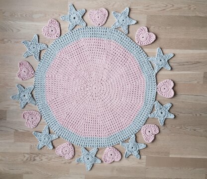 Crochet Pattern - Valentine Rug