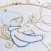 Tamar Golden Deer Printed Embroidery Kit - 6in