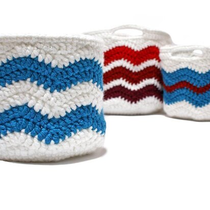 Chevron Storage Baskets