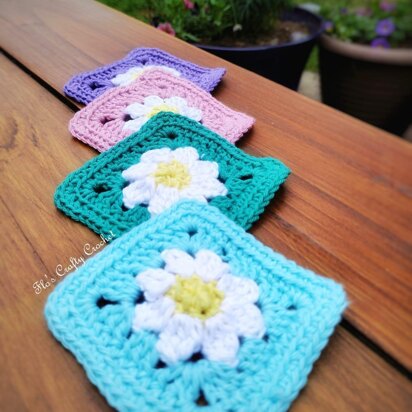 Summer Flower Coasters