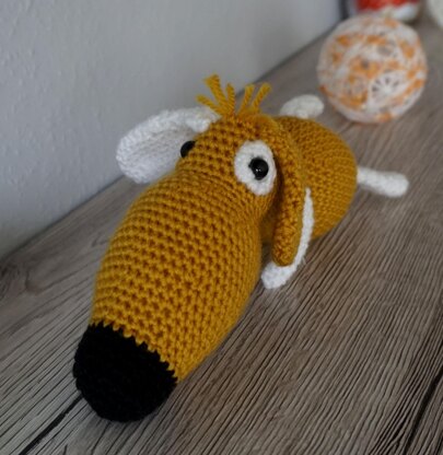 Amigurumi Häkelanleitung für den klugen Hund Bailey ♥