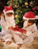 Kids Santa Hat with Beard in Sirdar Snuggly Snowflake Chunky 50g - 2608 - Downloadable PDF