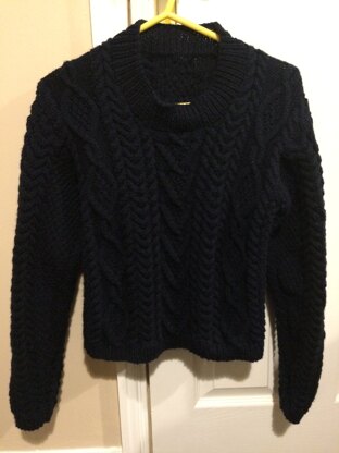 Debbie Bliss Cable Panelled Sweater
