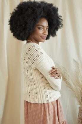 Women's Jumper Brezza in Universal Yarn Wool Pop - Downloadable PDF