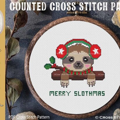 Christmas Sloth - Merry Slothmas