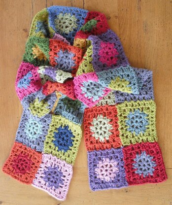 February crochet scarf