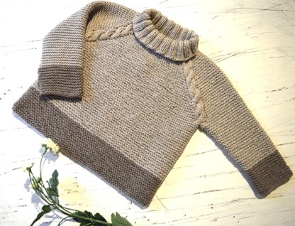 Driftwood Sweater, Top Down - P127