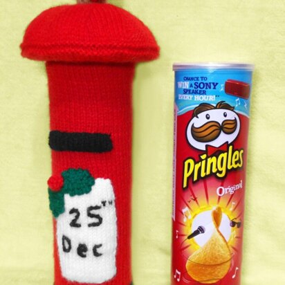 Pillar Box Pringles Holder