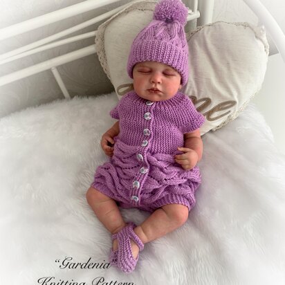 Gardenia Sideways knitted Romper