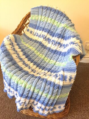 Aran hot sale baby blanket