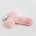 Made with Love, Sex Education Penis Keyring - Crochet Pattern in Paintbox Yarns Cotton DK