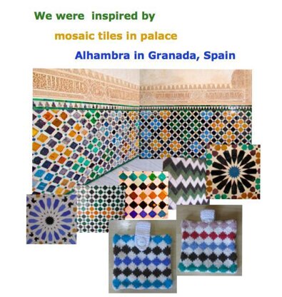 Alhambra Mosaic Pot Holder 2