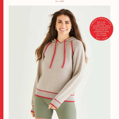 Title Holder Hoodie in Sirdar Cashmere Merino Silk in Sirdar - 10565 - Downloadable PDF