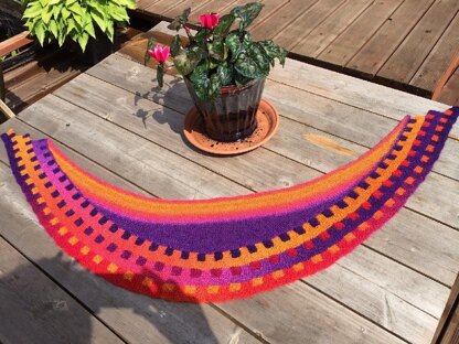 Mitred Edge Shawl