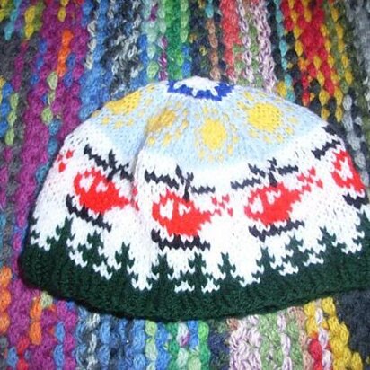 Little helicopter kids beanie - knitting pattern
