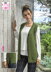 Waistcoat & Cardigan in King Cole Merino Blend DK - 5075 - Downloadable PDF