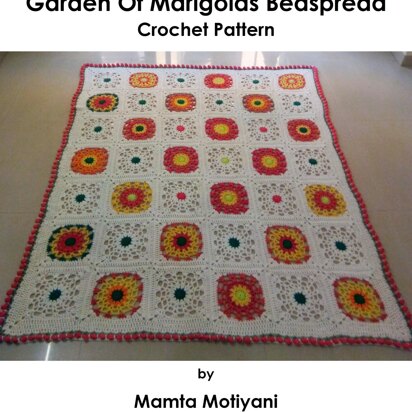 Garden Of Marigolds Crochet Bedspread Pattern