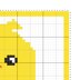 Yellow Chick Blanket Baby Hen Intarsia Colorwork C2C Crochet Pattern