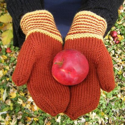 CJ's Garter Cuff Mittens