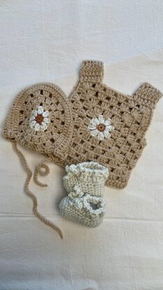 Granny Square Baby Vest – Crochet Pattern - english  PDF Pattern