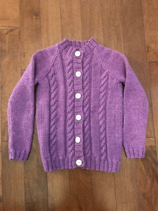 Cabled Cardi