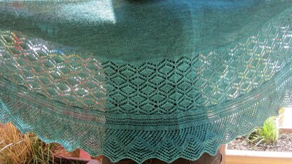 The Fetlar Wide Wingspan Shawl