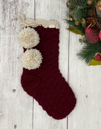 Snowball Christmas Stocking