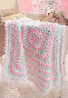 Baby's First Blanket in Red Heart Baby Clouds - CTNov06-96