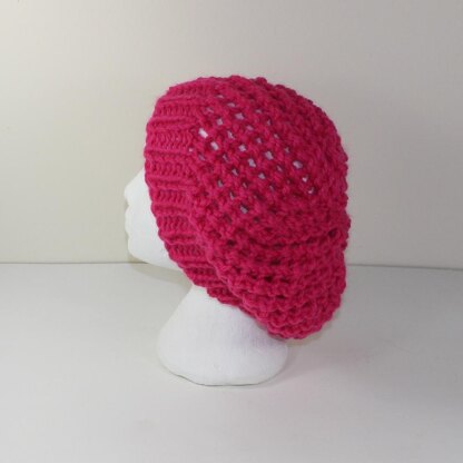 Super Chunky Lace Slouch Hat