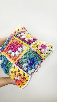 Cosmic Blooms Pillow