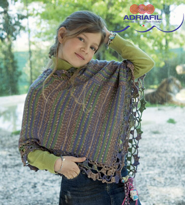 Cigno Poncho in Adriafil Yuppy